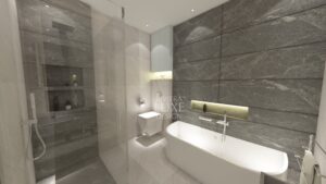 Elegant bathroom renovation