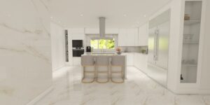 Custom kitchen 3D interior design